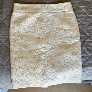J. Crew Gold Skirt